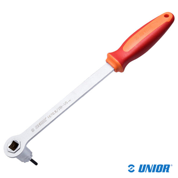 Klucz do kaset UNR-1670.8/2BI Rączka;Stabilizator