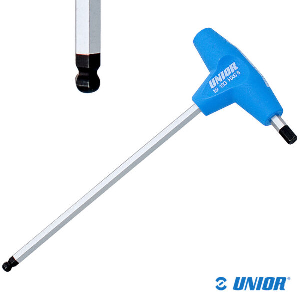 Klucz imbus. UNR-193HXS Typ”T”;Kulkowy;6mm