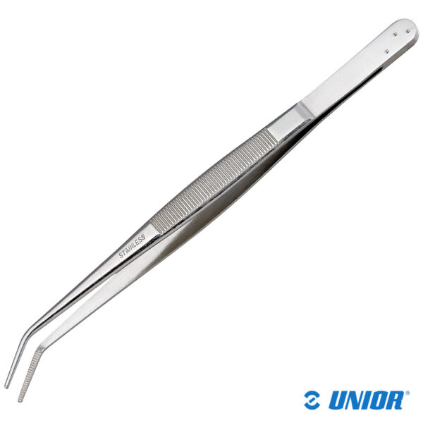 Pęseta UNR-1343 Zagięta;155mm